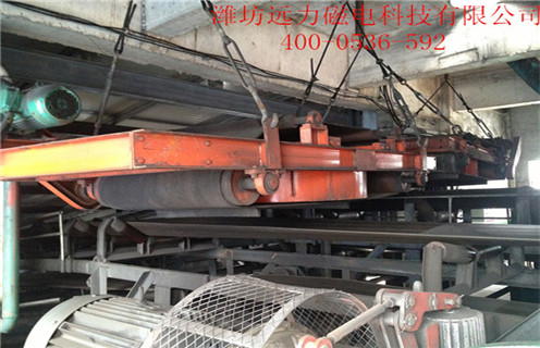 自卸式電磁除鐵器，河北自卸式電磁除鐵器_河北自卸式電磁除鐵器報價(jià)廠(chǎng)家配件_型號及工作視頻